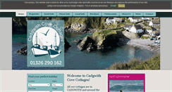 Desktop Screenshot of cadgwithcovecottages.co.uk