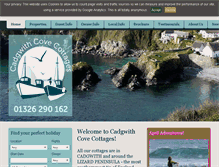 Tablet Screenshot of cadgwithcovecottages.co.uk